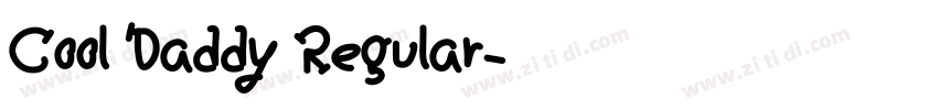 Cool Daddy Regular字体转换